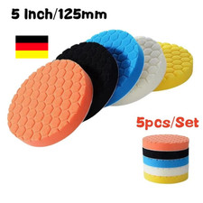 5 x Polierschwamm Set 125 mm