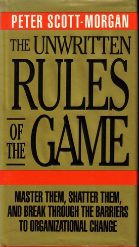The unwritten rules - unwritten, of