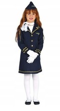 Mädchen Kostüm Stewardess