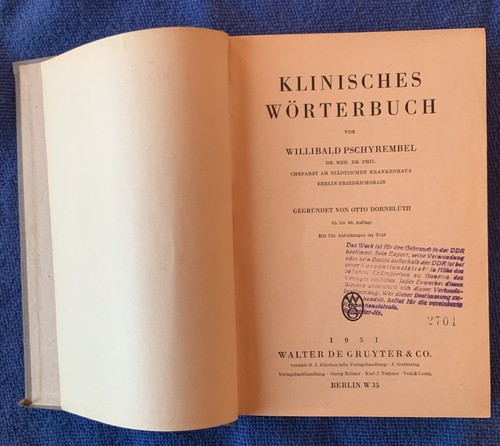 Buch pschyrembel klinisches - buch,