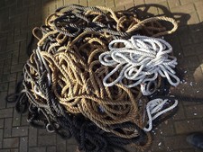 Gebrauchtes Schiffstau 160m – Seil Tauwerk 5cm dick maritim Deko Marine