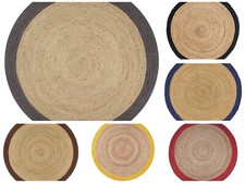 Jute Teppich Handgeflochten