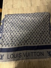 Louis Vuitton Schal Grau mit