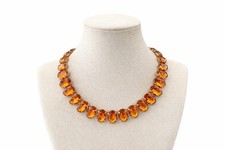 Statement Halskette Orange