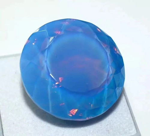 Natürlicher blauer feueropal - natürlicher,