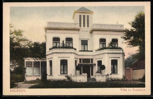 Ansichtskarte delfzijl villa - ansichtskarte,