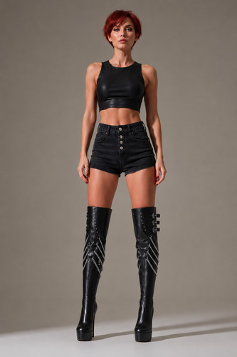 High heel plateau stiletto - plateau,