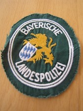 Ärmelabzeichen Bayer. Landespolizei Polizei Hemd inaktuell