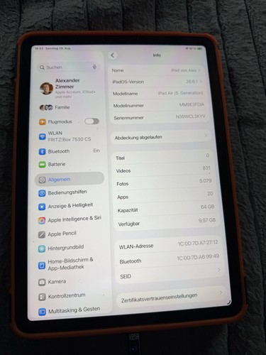 Apple ipad air generation - ipad,