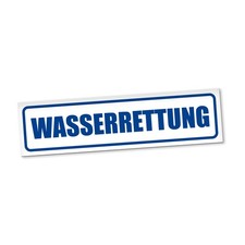 Wasserrettung Magnetschild Auto Retter Rettungsdienst Magnetfolie Geschenkidee