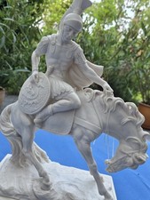 Alabaster St.Georg auf Pferd