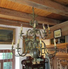 riesiger Flämischer Kronleuchter / ca. 30kg / Deckenleuchter /Kronleuchter/Antik