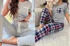 Pyjama Schlafanzug Damen