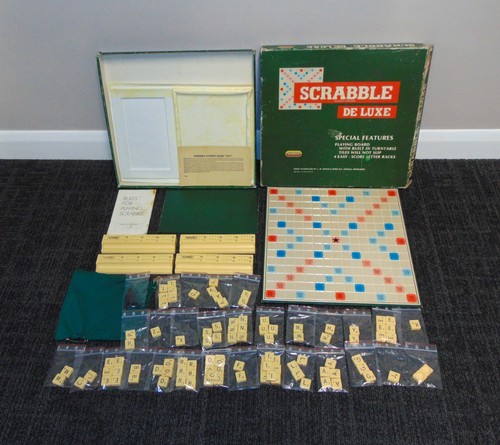 Vintage scrabble deluxe - vintage,