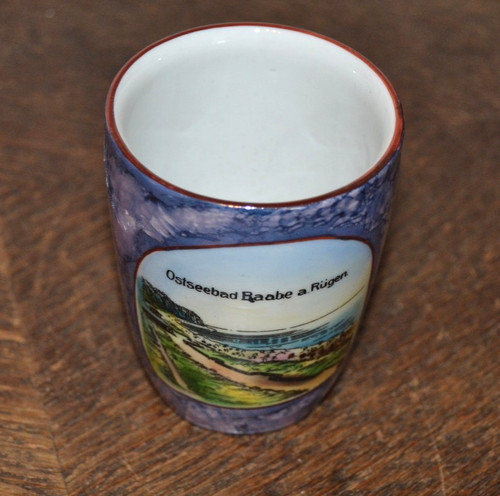 Andenken porzellan becher - becher, o