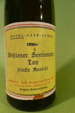Weißwein 1959er Wehlener