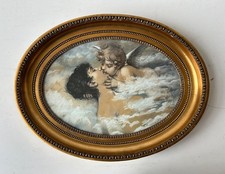 Aquarell 1893 Küssende Frau