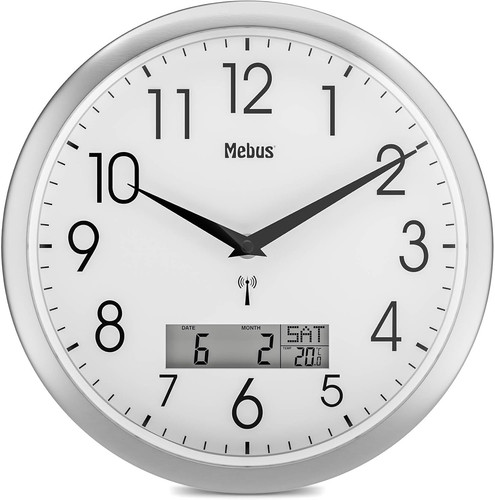 Mebus analoge funk wanduhr - mebus,