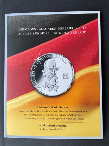 Gedenkmünzen brd 2015 - gedenkmünzen, 5x