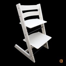 STOKKE Tripp Trapp Hochstuhl Sitzmöbel Kinderstuhl Vanilla White Holz