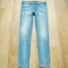 SMOG Jim Slim Fit Vintage W32 L32 Herrenjeans blau gerade Denim Jeans 32/32