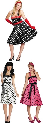 Punktekleid kleid 50er - 50er, jahre