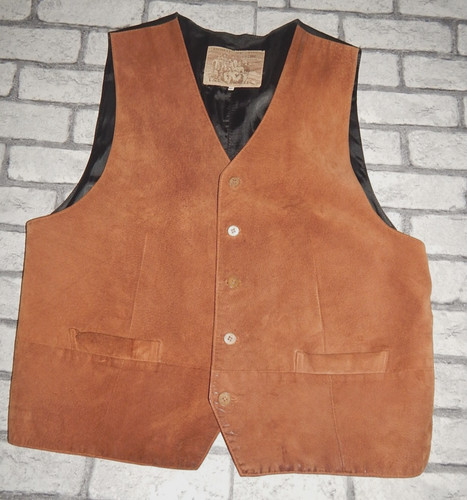 Wildleder weste gilet - weste,