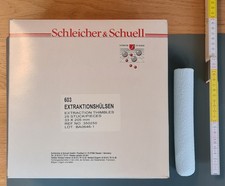 Schleicher & Schuell 603 Extraktionshülsen / Filterhülsen – 25 Stück 33 × 205 mm