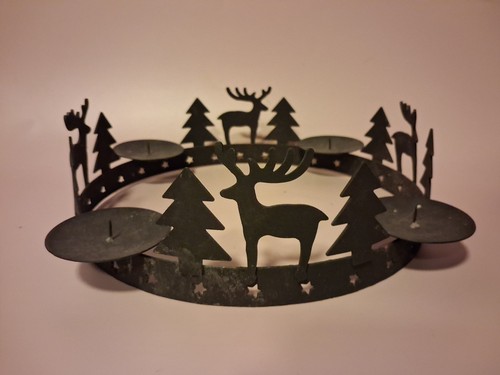 Adventskranz kerzenhalter aus - adventskranz,