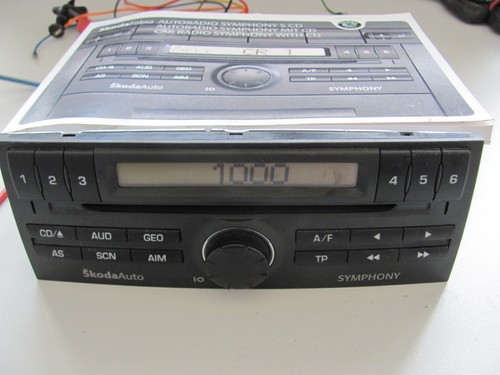 Radio skoda fabia symphony - skoda,