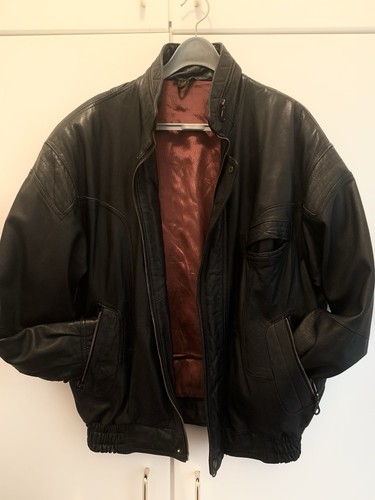 Lederjacke schwarz - lederjacke,,