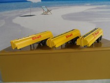 3 Tankauflieger "SHELL" LKW Fahrzeug 1:160 von Wiking Spur N 704