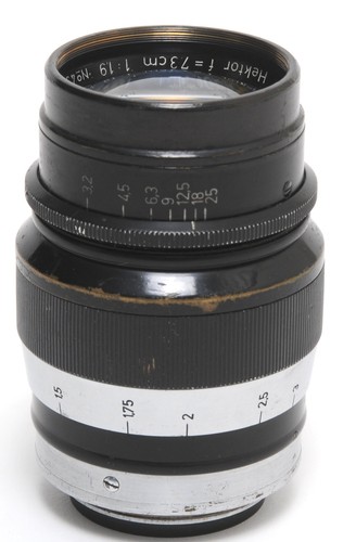 Leitz leica hektor 7 3cm - hektor, 1.9/7.3cm