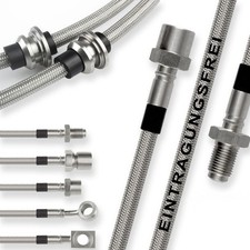 Für Toyota Starlet [P8] Stahlflex Bremsschläuche