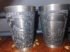 2er Set Zinnbecher –
