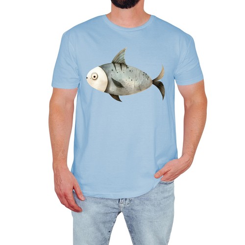 Lustiges herren shirt fisch - lustiges,
