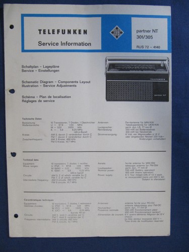 Telefunken partner 301 305 - ,