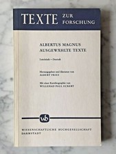 Albertus Magnus: Ausgewählte Texte, Lat.-Dt., hg.v. Albert Fries, 1981