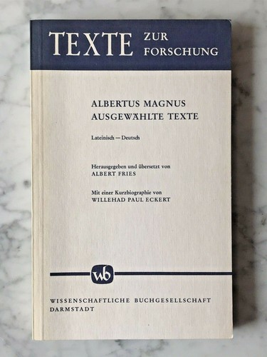 Albertus magnus ausgewählte - albertus, magnus: