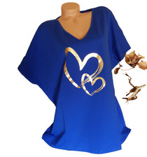 Tunika Bluse/Ozean Royal Blau