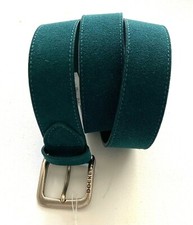 Dockers Herren Gürtel, DOCKERS BY LEVIS Herren Leder Gurtel, Blau Größe: 34.