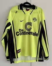 Altes Trikot Grösse L Borussia Dortmund BVB Continentale Nike 1995/96 Langarm 