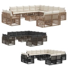 Gartensofa set poly rattan - gartensofa, poly-rattan