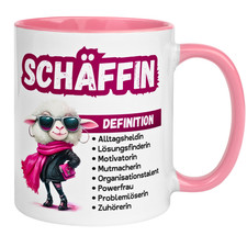 Tasse chefin schäffin - chefin, „schäffin