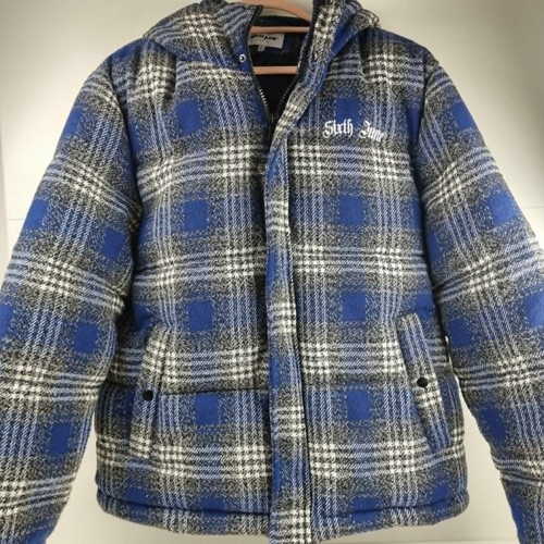Sixth june blau karierte jacke - sixth,