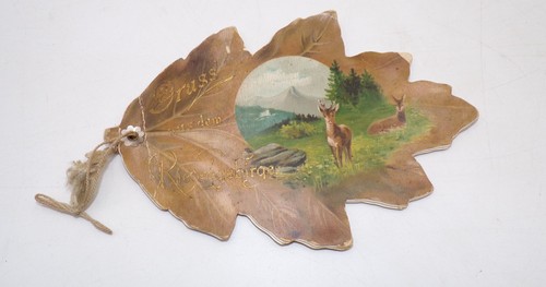 Litho leporello gruss aus - leporello,
