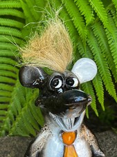 Keramik Ratte Maus mit Haare