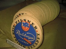 1 Rolle (ca. 80) Bierdeckel Radeberger Pilsner Export DDR
