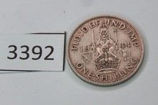 3392  Great Britain  1944   one shilling   5,66 g SILBER 0.500