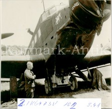 E526 Foto Wehrmacht Archiv Repro WL Flugzeug Ju52 Kreta Fallschirmjäger PAK !